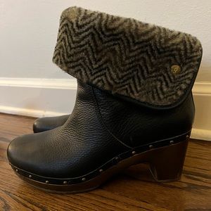 Ugh Boot Heels with Fur